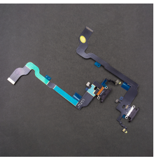 Шлейф iPhone X з роз'ємом зарядки black PLS-00-00016399