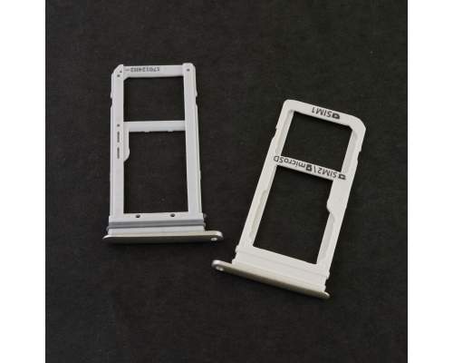 Тримач SIM-карти та карти пам'яті Samsung G935FD Galaxy S7 Edge (Dual Sim) silver PLS-00-00014722