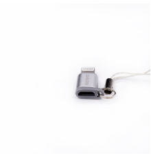 Перехідник Remax Micro USB to Lightning silver PLS-00-00015761