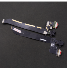 Шлейф OnePlus 5 з роз'ємом зарядки та навушників (Original) PLS-00-00016378