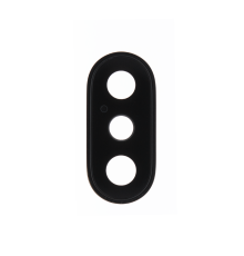 Скло камери Apple iPhone XS з рамкою space gray (Original) PLS-00-00081669