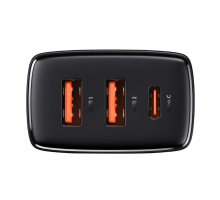 Зарядний пристрій Baseus Compact 30W 3A 2USB-A+1USB-C black PLS-00-00079876
