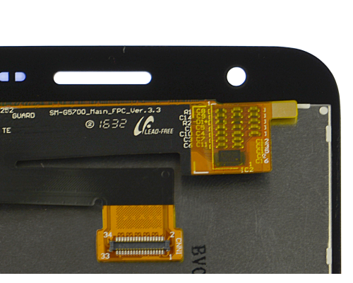 Дисплей Samsung G570 Galaxy J5 Prime з сенсором black PLS-00-00014112