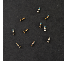 Набір гвинтів для iPhone 7 gold (зовнішні) 10шт PLS-00-00015643