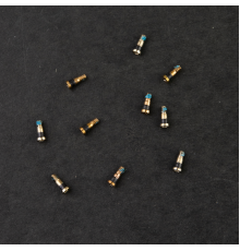 Набір гвинтів для iPhone 7 gold (зовнішні) 10шт PLS-00-00015643