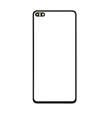 Скло дисплея Huawei P40 з OCA плівкою black (SJ) PLS-00-00060893