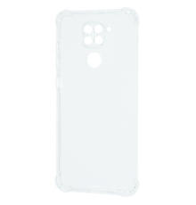 Чохол WXD Silicone 0.8 mm HQ Xiaomi Redmi Note 9 4G transparent PLS-00-00078522