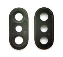 Скло камери Apple iPhone XS з рамкою gold (Original) PLS-00-00026657