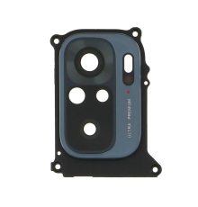 Скло камери Xiaomi Redmi Note 10 з рамкою black (Original) PLS-00-00072161