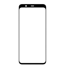 Скло дисплея Google Pixel 4 XL з OCA плівкою black PLS-00-00073528