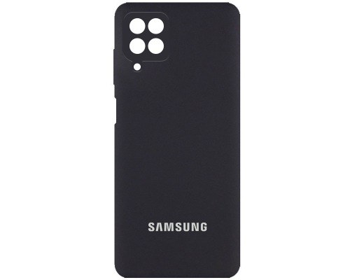 Чохол Silicone Cover Full Camera Samsung A225 Galaxy A22 4G black PLS-00-00093628