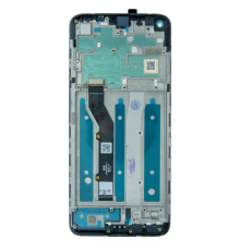 Дисплей Motorola XT2087 Moto G9 Plus з сенсором та рамкою black PLS-00-00100391