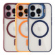 Чохол TPU+PC+Metal Stand Case with MagSafe and Camera Lenses для iPhone 16 Pro Max М'ята упаковка Dark Blue ma66995_167127 2020000504290