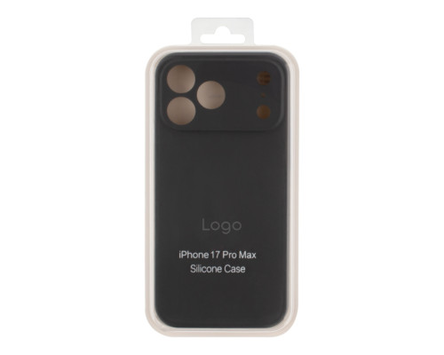 Чохол Silicone Case Full Size with Frame для iPhone 17 Pro Max 15.Dark Grey ma38005_3667244