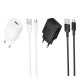 Мережевий Зарядний Пристрій Borofone BAS71A 1USB 2.1A+USB to Type-C Білий ma38207_3667879