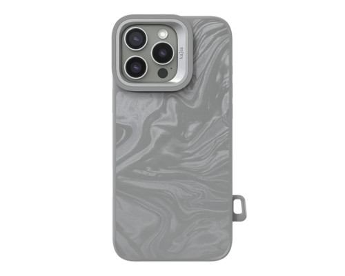 Чохол Kajsa Glamorous Collection Fluid Art with MagSafe для iPhone 16 Pro Grey ma96247_249658 2020000507772