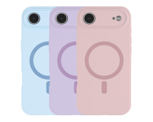 Чохол Glow Silicone Case Full Camera with Magsafe для iPhone 17 Air Blue ma37991_3666816 2020000501664