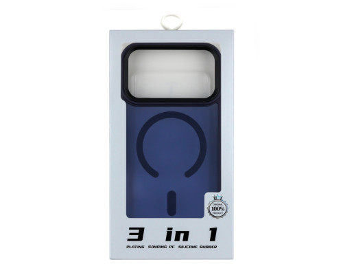 Чохол TPU+PC ShadowMat with MagSafe для iPhone 17 Pro Max Dark Blue ma38951_3869043 2020000497936