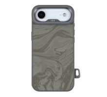 Чохол Kajsa Glamorous Collection Fluid Art with MagSafe для iPhone 17 Air Grey O-Ring ma96244_249646 2020000507673