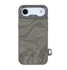 Чохол Kajsa Glamorous Collection Fluid Art with MagSafe для iPhone 17 Air Grey O-Ring ma96244_249646 2020000507673