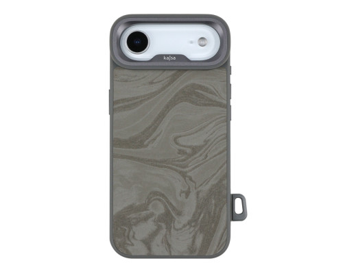 Чохол Kajsa Glamorous Collection Fluid Art with MagSafe для iPhone 17 Air Grey O-Ring ma96244_249646 2020000507673