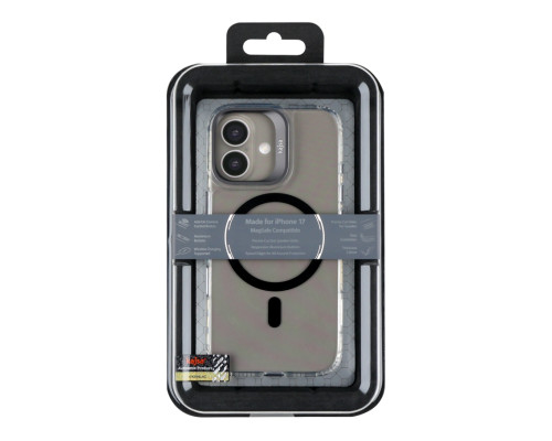 Чохол Kajsa Trans-Shield with MagSafe для iPhone 17 Gun Metal ma129240_333635 2020000509295
