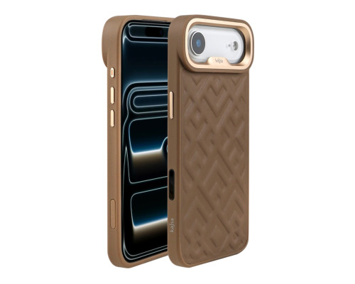 Чохол Kajsa Briquette Collection Rhombus with MagSafe для iPhone 17 Air Grey O-Ring ma39046_3869662 2020000509417