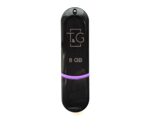 USB флеш-накопичувач T&G 8gb Jet 012 Чорний ma4176_75648