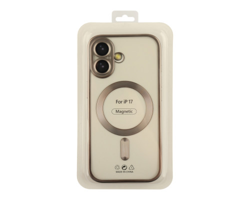 Чохол TPU Metallic Chrome Full Camera with Magsafe для iPhone 17 Titan ma38675_3867892