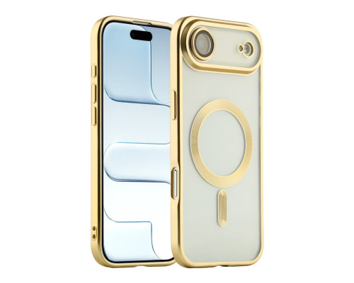 Чохол TPU Metallic Chrome Full Camera with Magsafe для iPhone 17 Air Chrome Silver ma38676_3867899