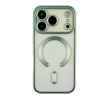 Чохол TPU Metallic Chrome Full Camera with Magsafe для iPhone 17 Pro Chrome Green ma38677_3867905 2020000491521
