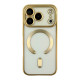 Чохол TPU Metallic Chrome Full Camera with Magsafe для iPhone 17 Pro Chrome Gold ma38677_3867904