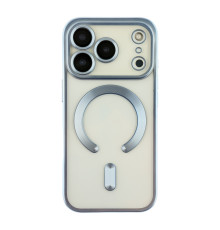 Чохол TPU Metallic Chrome Full Camera with Magsafe для iPhone 17 Pro Max Chrome Blue ma38678_3867910