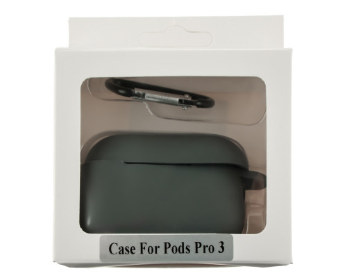 Футляр Silicone Case with hook для Airpods Pro 3 15.Dark grey ma38720_3867987