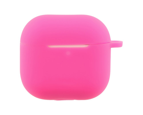Футляр Silicone Case with hook для Airpods 4 38.Shiny pink ma36747_3608992
