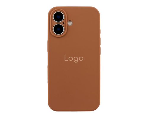 Чохол Silicone Case Full Size with Frame для iPhone 16 93.New Brown ma35899_3867728 2020000488781
