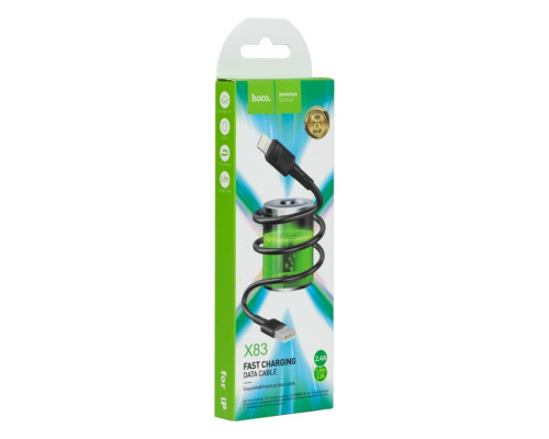Кабель USB Hoco X83 Lightning М'ята упаковка Білий ma35660_3577443