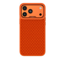 Чохол Kajsa Glamorous Collection Pyramid Pattern with MagSafe для iPhone 17 Pro Orange Plus O-Ring ma240227_634267 4894505266391