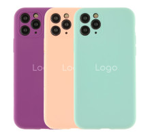 Чохол Silicone Case Full Size with Frame для iPhone 11 Pro 38.Shiny Pink ma23270_2610782 2020000151524