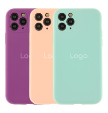 Чохол Silicone Case Full Size with Frame для iPhone 11 Pro 38.Shiny Pink ma23270_2610782 2020000151524
