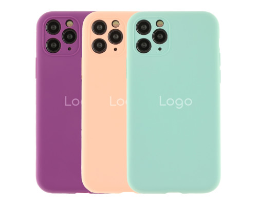 Чохол Silicone Case Full Size with Frame для iPhone 11 Pro 38.Shiny Pink ma23270_2610782 2020000151524