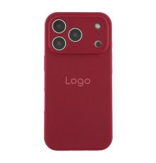 Чохол Silicone Case Full Size with Frame для iPhone 18 Pro 42.Maroon ma253984_664236 2020000517214