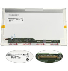 Матриця 15.6 B156XW02 V.2 (1366*768, 40pin, LED, NORMAL, матова, роз'єм ліворуч знизу) для ноутбука (renew) NBB-104197