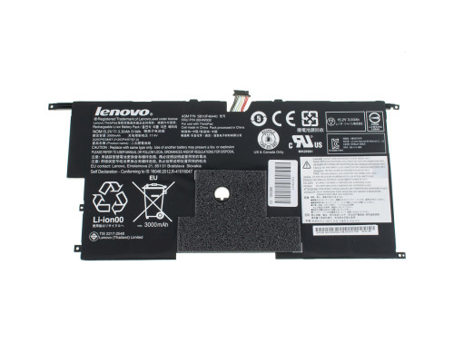 Оригінальна батарея для ноутбука LENOVO 00HW003 (ThinkPad X1 Carbon 3nd Generation 2015) 15.2V 3300mAh 51Wh Black