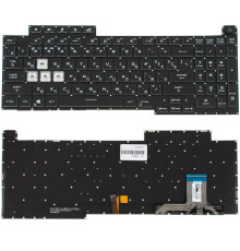 Клавіатура для ноутбука ASUS (G713 series 2021 year) rus, black, без кадру, підсвічування клавіш (RGB 4)