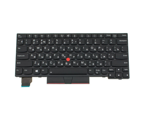 Клавіатура для ноутбука LENOVO (ThinkPad: X13) rus, black, підсвічування клавіш NBB-110954