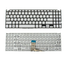 Клавіатура для ноутбука ASUS (X512 series) rus, silver, без фрейма NBB-121875