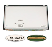 Матриця 15.6" LTN156AT20 (1366 * 768, 40pin, LED, SLIM (вертикальні вушка), глянсова, роз'єм справа внизу) для ноутбука (renew) NBB-123339