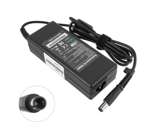 Блок живлення для ноутбука HP 19V, 4.74A, 90W, 7.4*5.0-PIN, (Replacement AC Adapter) black (без кабелю!) NBB-129006