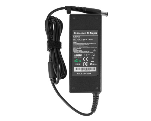 Блок живлення для ноутбука HP 19V, 4.74A, 90W, 7.4*5.0-PIN, (Replacement AC Adapter) black (без кабелю!) NBB-129006